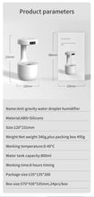 Load image into Gallery viewer, Water Drop Backflow Anti gravity Humidifier LED Time Display
